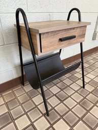 Night Stand/side Table With Magazine Or Book Sling At Bottom