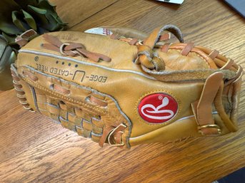Rawlings Ken Griffey Junior Leather Mitt And Ball Like New