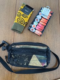 Unisex Cross Body Bag Or Waist Bag Great For Tech And Cash Travel With Sox