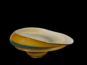 Modern Art Glass Bowl