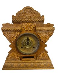 Antique Clock Approx. 15 X 14 Inches