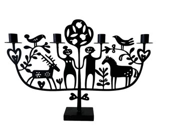 Bengt  & Lotta  Iron The Garden Candelabra Approx. 19 X 23