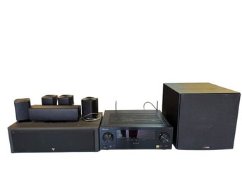 Full Pioneer Receiver And Surround Sound System