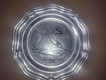 Limited Edition Expo '74 Metal Plate