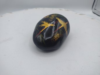 Vintage Painted Asian Stone