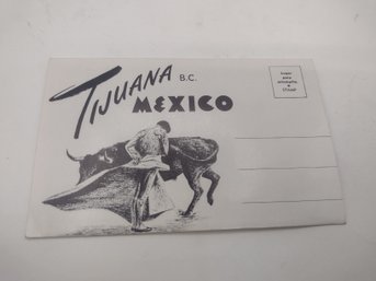 1952 Tijuana Mexico Postcard Picture Booklet