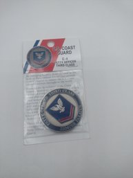 Coast Guard Petty Officer 3rd Class Challenge Coin