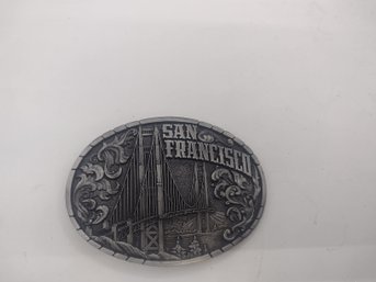 Vintage San Francisco Belt Buckle 'Golden Gate Bridge'