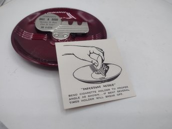 Vintage Ball And Dodd Funeral Home  Ashtray  New In Box