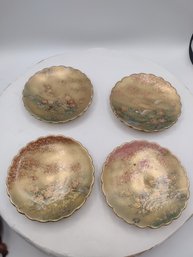 (4)  Antique Japanese Porcelain Plates