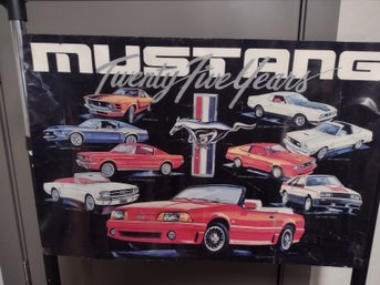 Mustang 26 Years Poster Large 30'