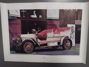 1907 Welch Touring Car Poster  18x13