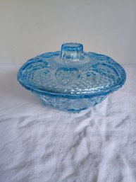 Vintage KIG Indonesia Heart Pattern Covered Bowl