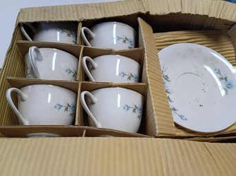 Vintage Porcelain Saucer Manufactured In Tangshan, China