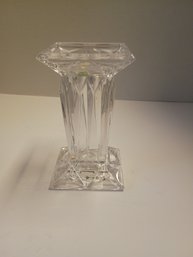 Pedestal Crystal Candle Holder,