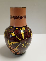 Vintage Dahlia Pattern Moorcroft Pottery Vase