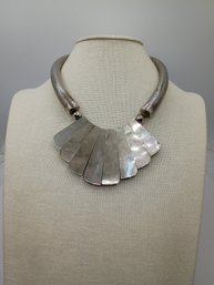 Liz Claiborne LC Cleopatra Egyptian-style Bib Shield Necklace