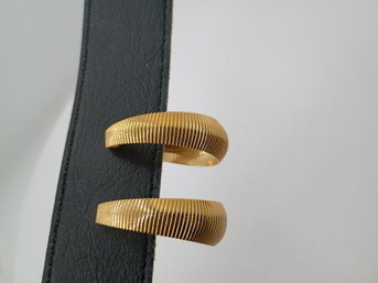 Chunky Gold Hoop Earrings