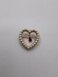 Vintage Heart Brooch