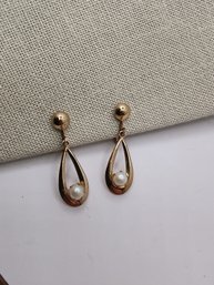 Vintage Teardrop Dangle Earrings