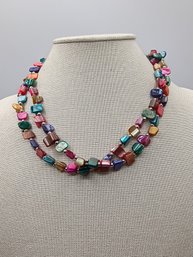 Colorful Multi-strand Necklace