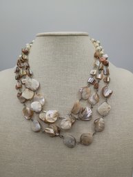 Silpada Vintage Mother Of Pearl 2 Strand Necklace