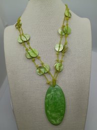 Necklace Crafted From Tagua Nut?