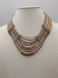 Multi-strand Beaded Necklace