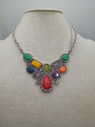 Kate Spade New York Amalfi Mosaic Frontal Necklace