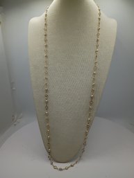 Swarovski Long Bezel-set Necklace