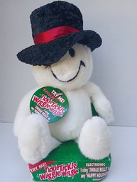 Tickle Tickle Wiggle Wiggle Plush Snowman Sings Jingle Bells