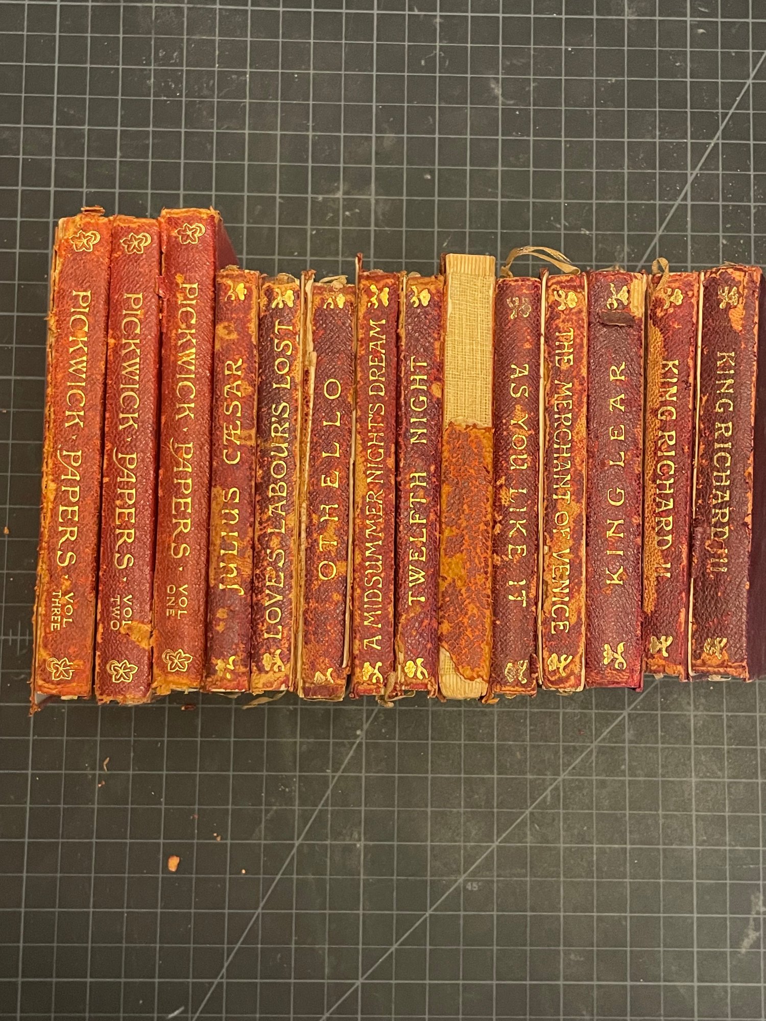 Antique Book Collection Charles Dickens & Shakespeare: 1899 ...