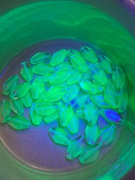 Uranium  Glass Beads