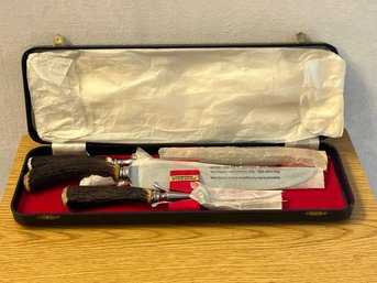 Sheffield Cutlery Stag Horn Knife Set