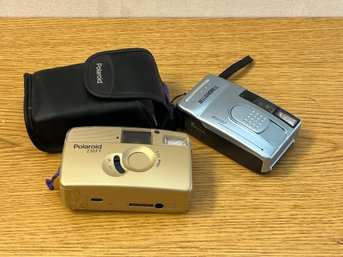 2 Vintage Polaroid Cameras