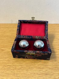 Vintage Top Chi Baoding Balls W/ Box