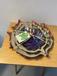 Set Of Leaf Shaped Plates