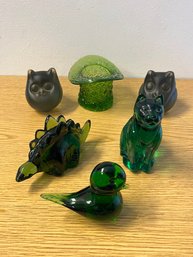 Grouping Of Glass Ornaments