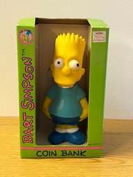 1990 Bart Simpson Coin Bank