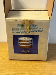 English Trifle Bowl W/ Recipe