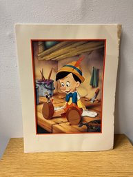 Disney's Pinocchio Exclusive Commemorative Lithograph-1993