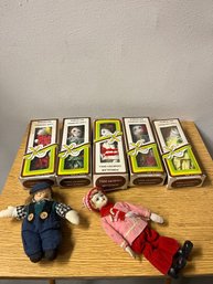 Grouping Of Porcelain Dolls