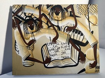 Vibrant Original Haitian Jazz Painting
