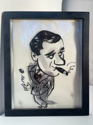 Vintage 1990s Humphrey Bogart Lithograph