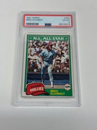 1981 Topps Mike Schmidt Baseball Card (PSA 4)