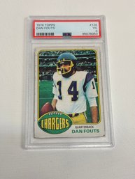 1976 Topps Dan Fouts Football Card (PSA 3)