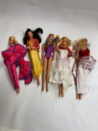 Collection Of Barbie Dolls