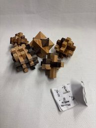 Collection Of Wooden Puzzles