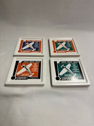 Set Of 1998 MoMa Aleksandr Rodchenko Tile Coasters