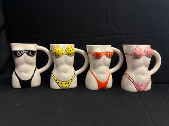 Set Of 4 Bikini Cups